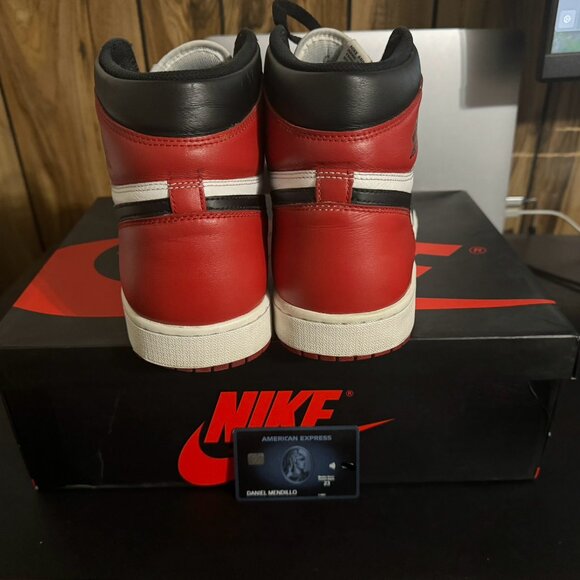 Nike Jordan 1 size 13 Black toe 2016 - Picture 2 of 4